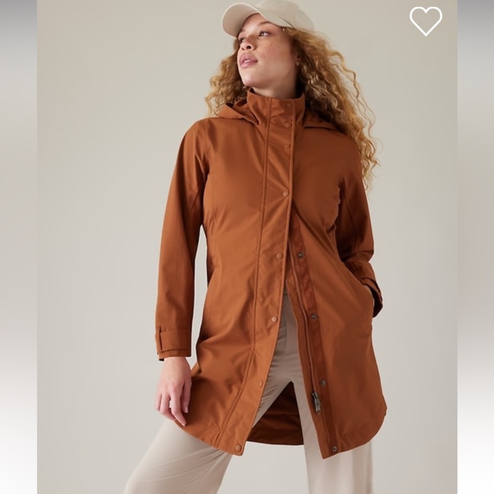 Athleta RainOut Sutro Long Trench